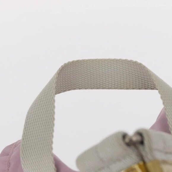 PRADA Backpack Nylon Pink Silver Auth 152952 main image 8